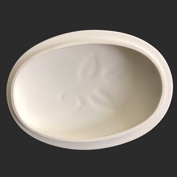 Mikasa English Countryside White LID ONLY for 2Qt Open Handle Covered Casserole - Picture 10 of 15